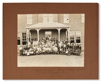 (EDUCATION.) Group photograph of the students of the Calfee Training School, Pulaski, Virginia.